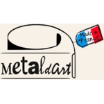 Logo metaldart boucle ceinture artisanale