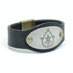 Metaldart bracelet cuir personnalisée avec votre personnalisation