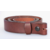 metaldart ceinture cuir cognac artisanale