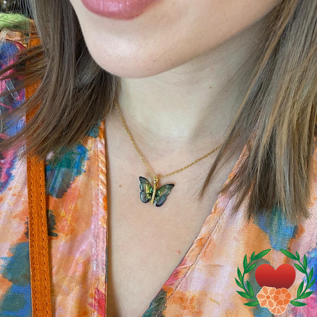 Collier papillon