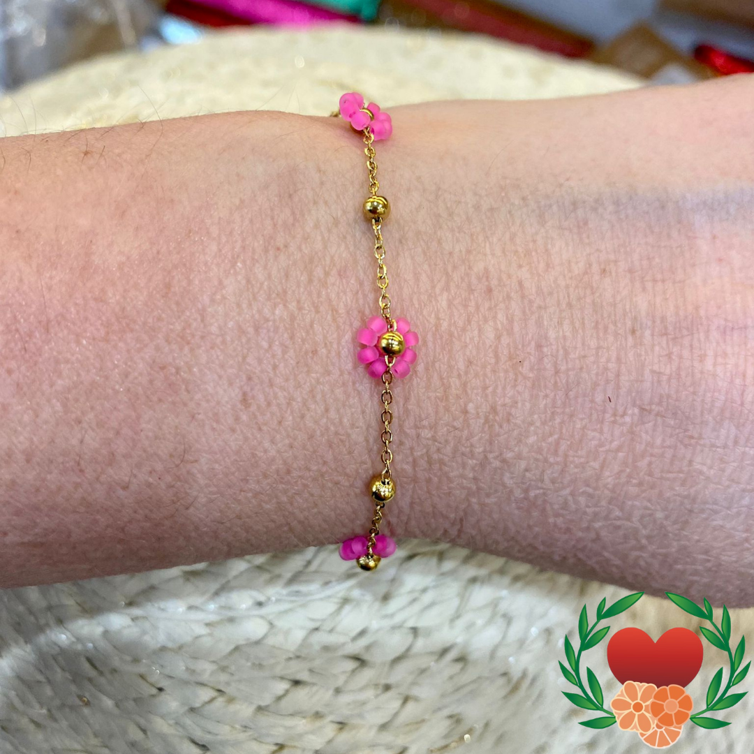 Bracelet fleur