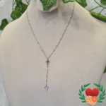 Collier Louise Argent Blanc
