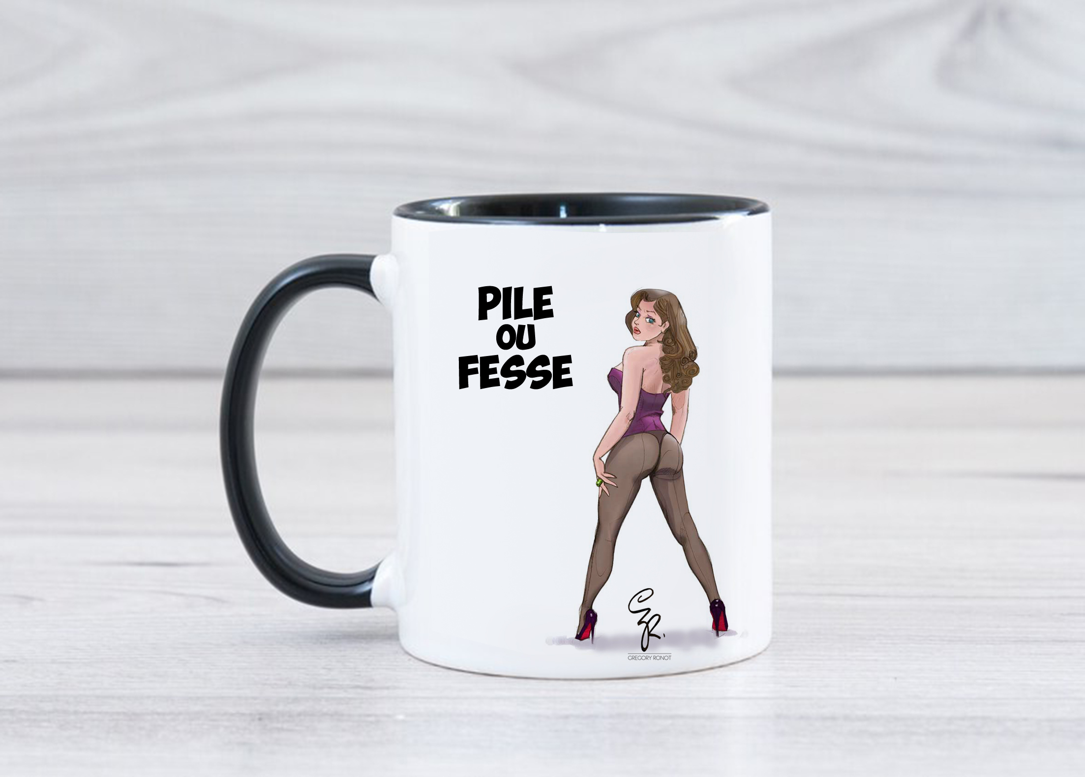 Mug Pin-up Pile ou fesse