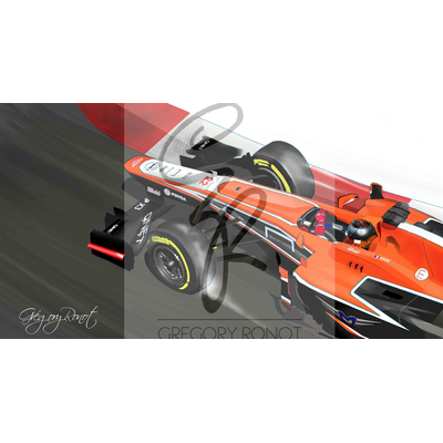 poster jules bianchi marussia