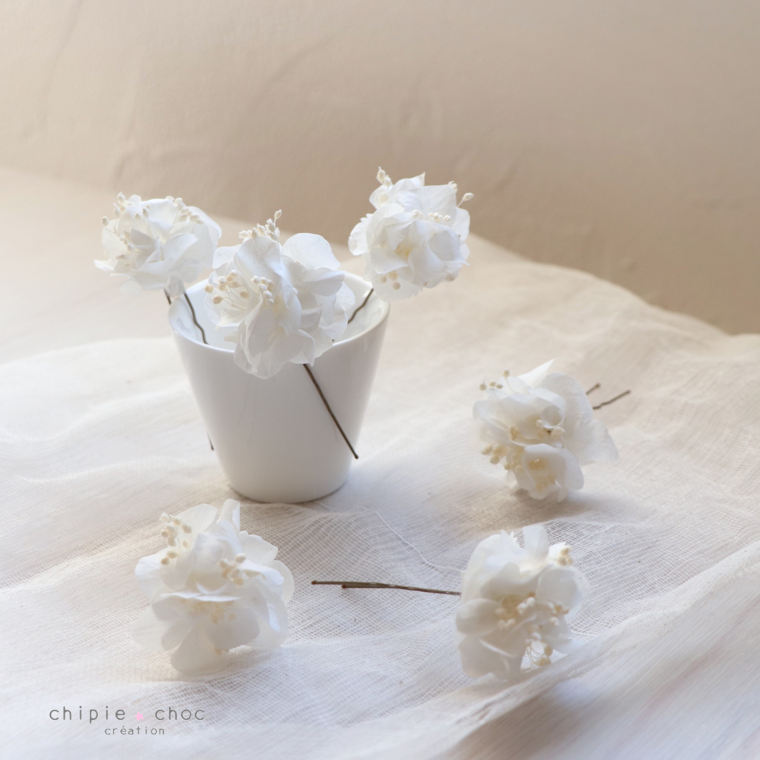lot de 6 pics à cignon mariage