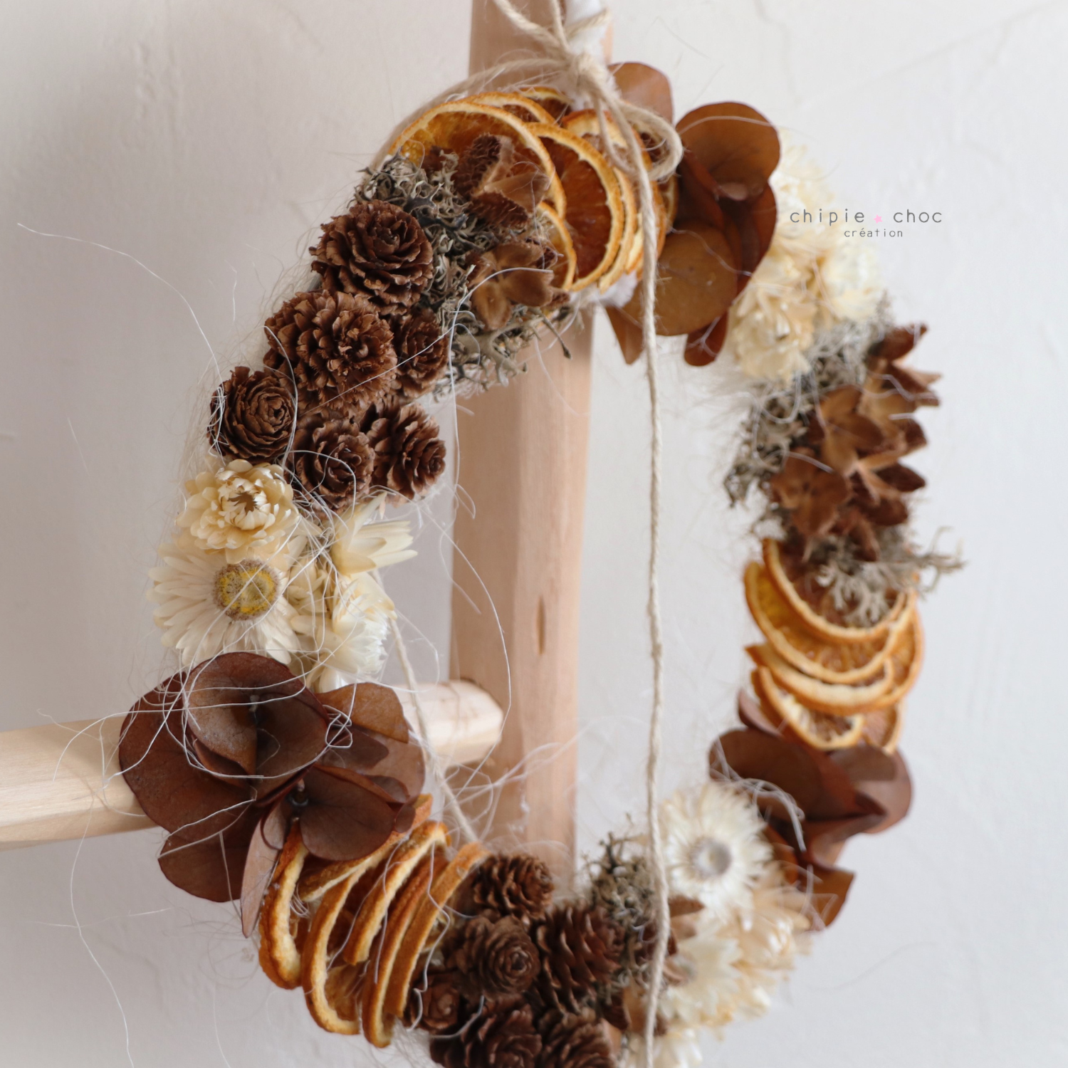 couronne naturelle de noël
