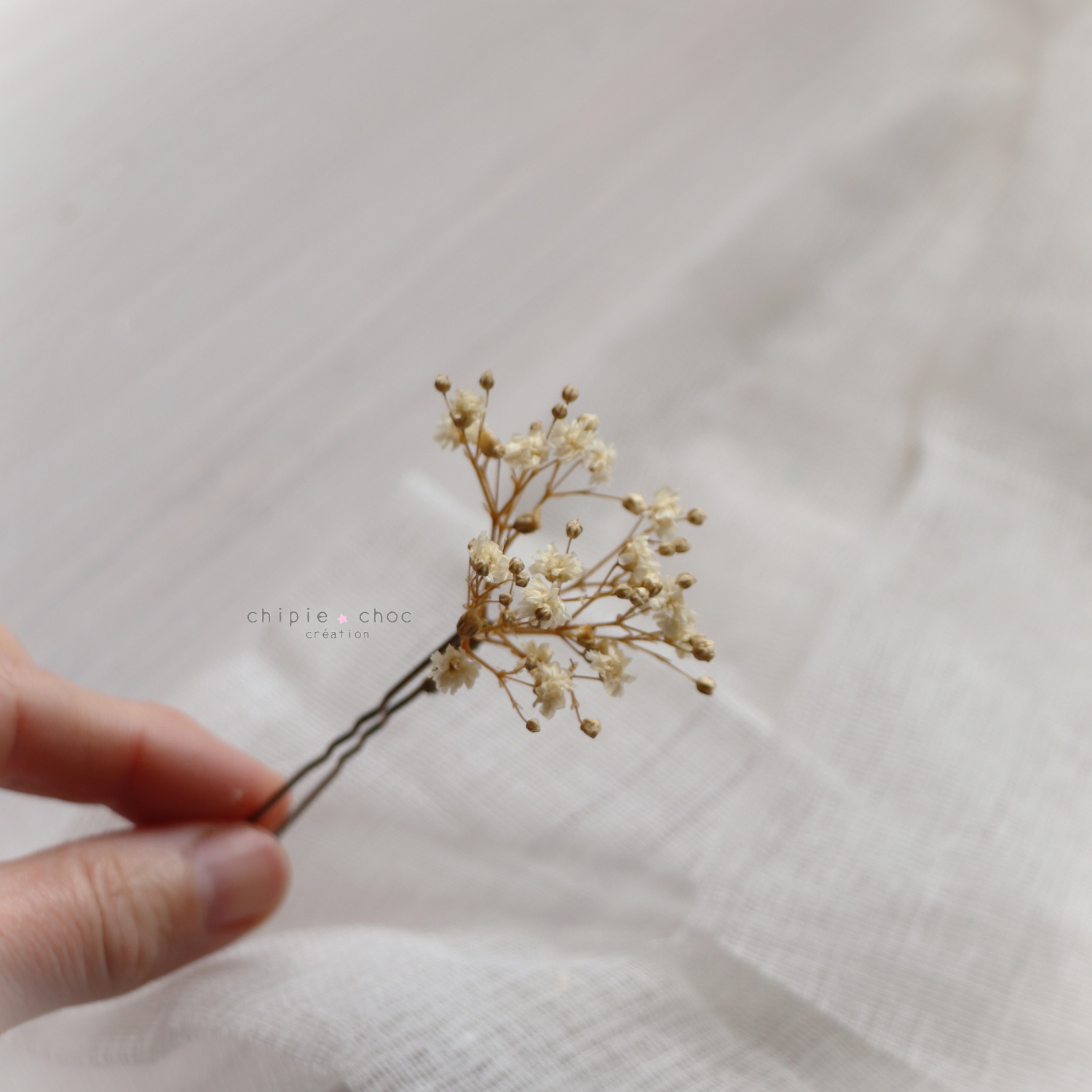 épingle gypsophile stabilisée