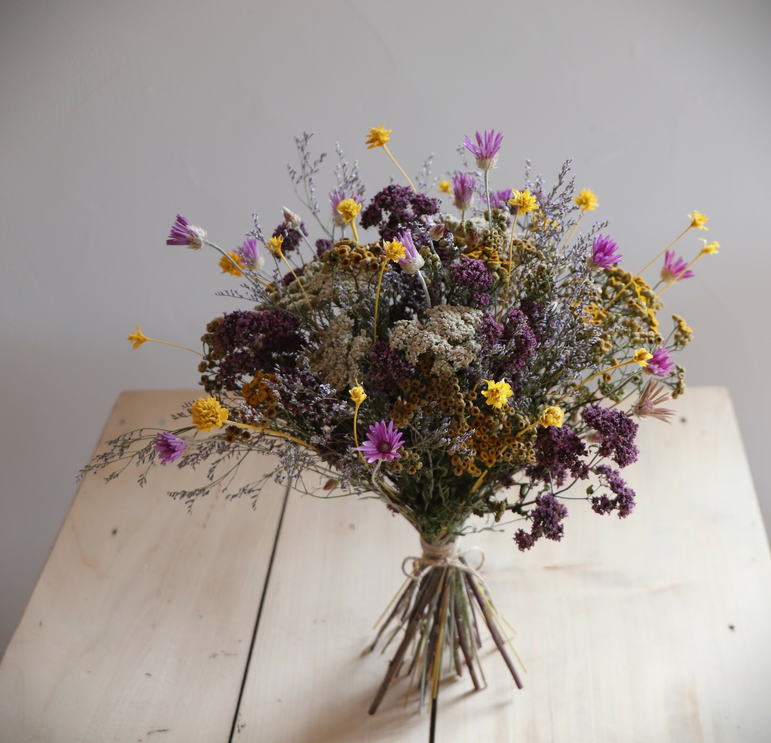 bouquet de fleurs séchées naturelles