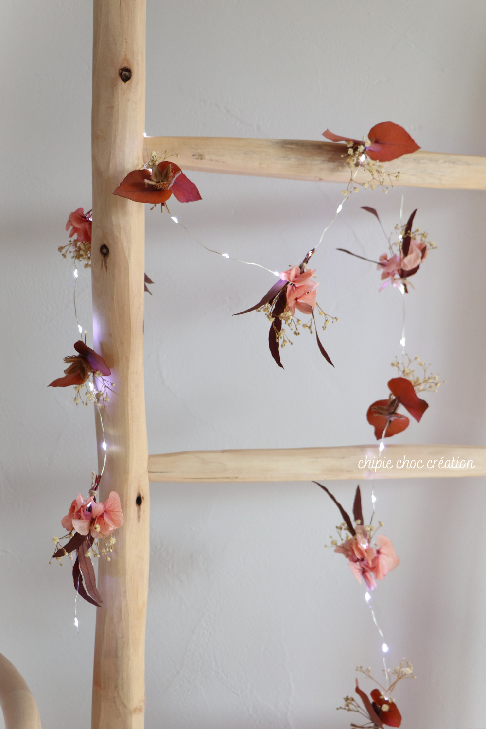 guirlande lumineuse fleurs automne