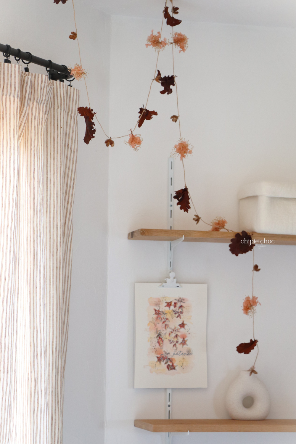 guirlande d'automne feuilles