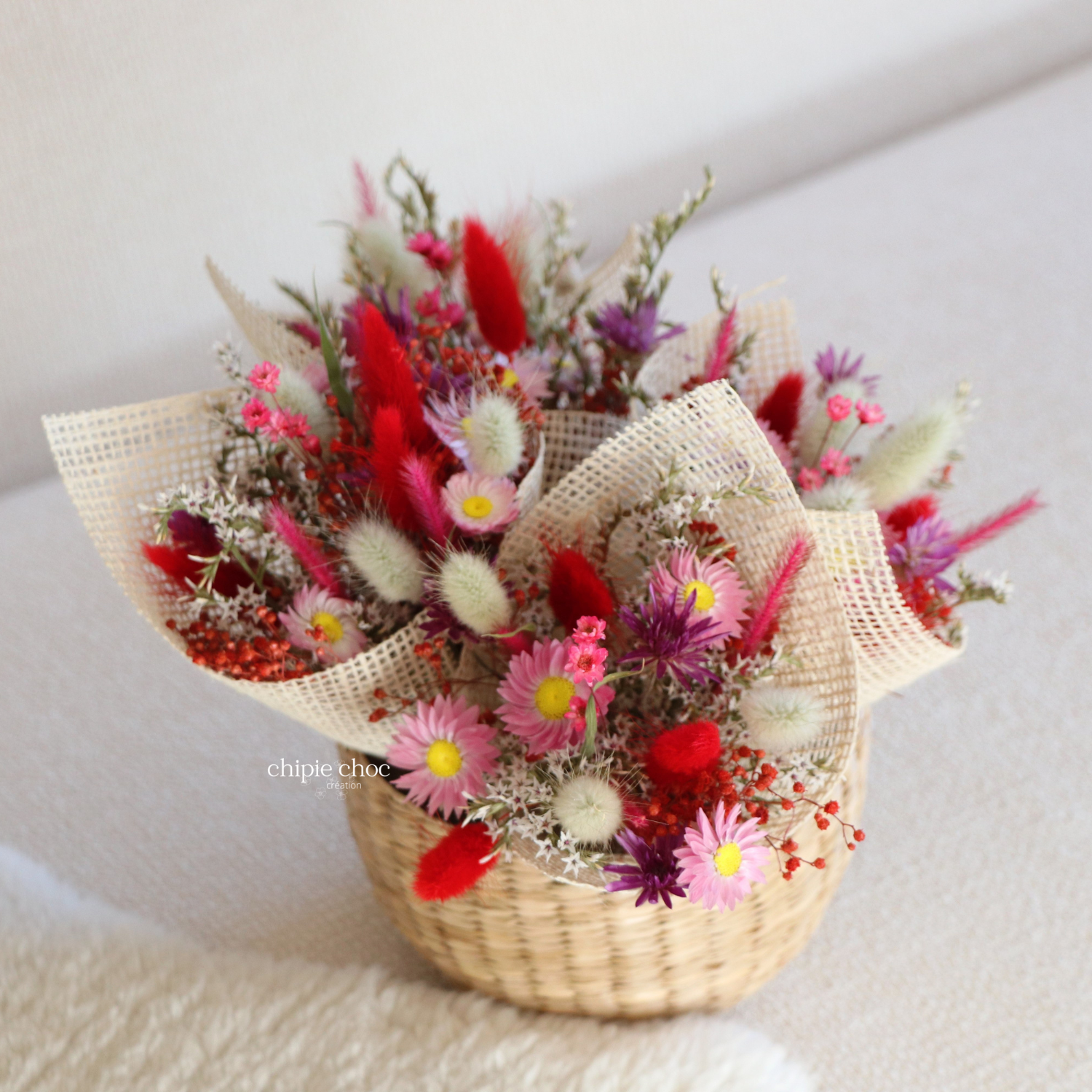 mini bouquets fleurs séchées