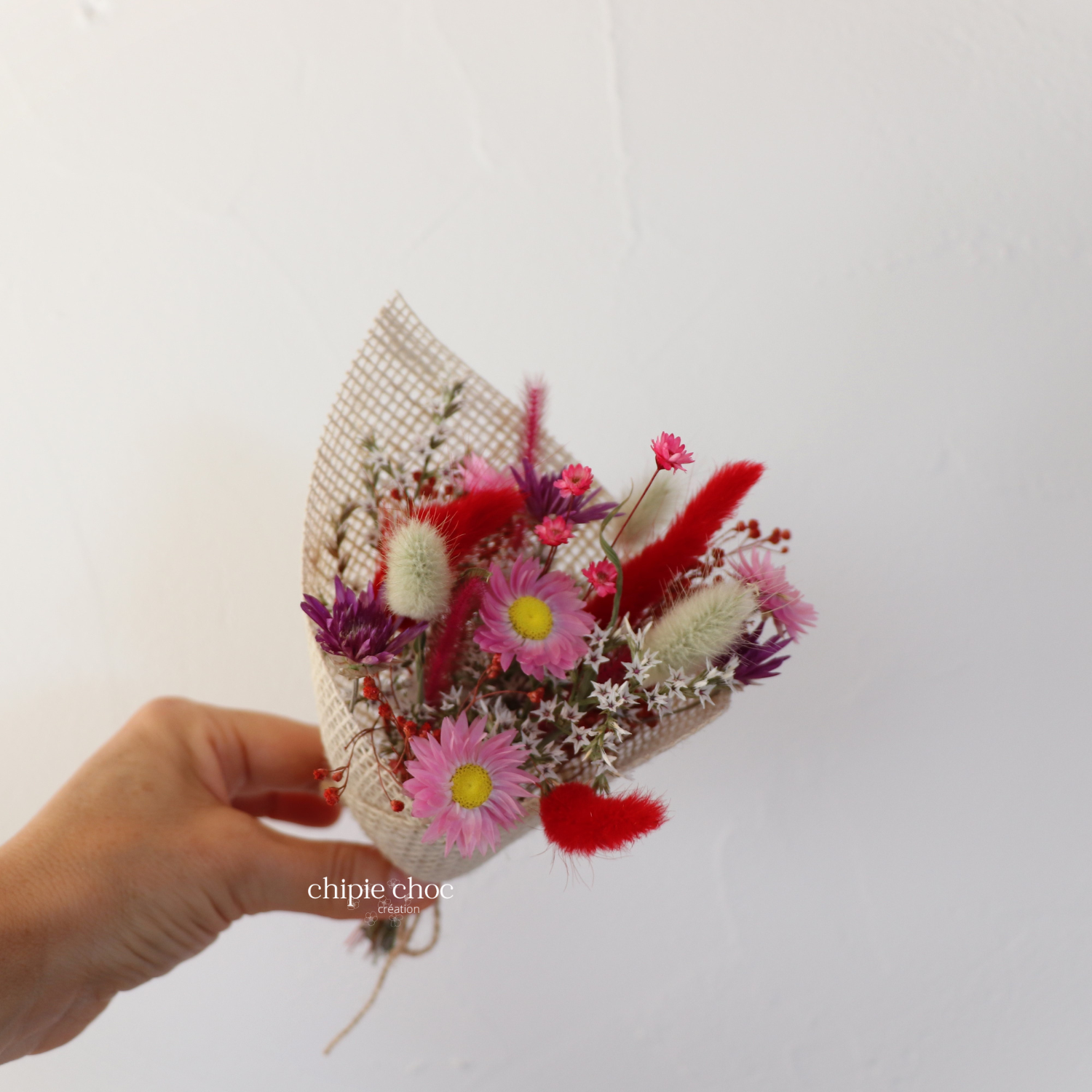 mini bouquet fleurs séchées cadeau