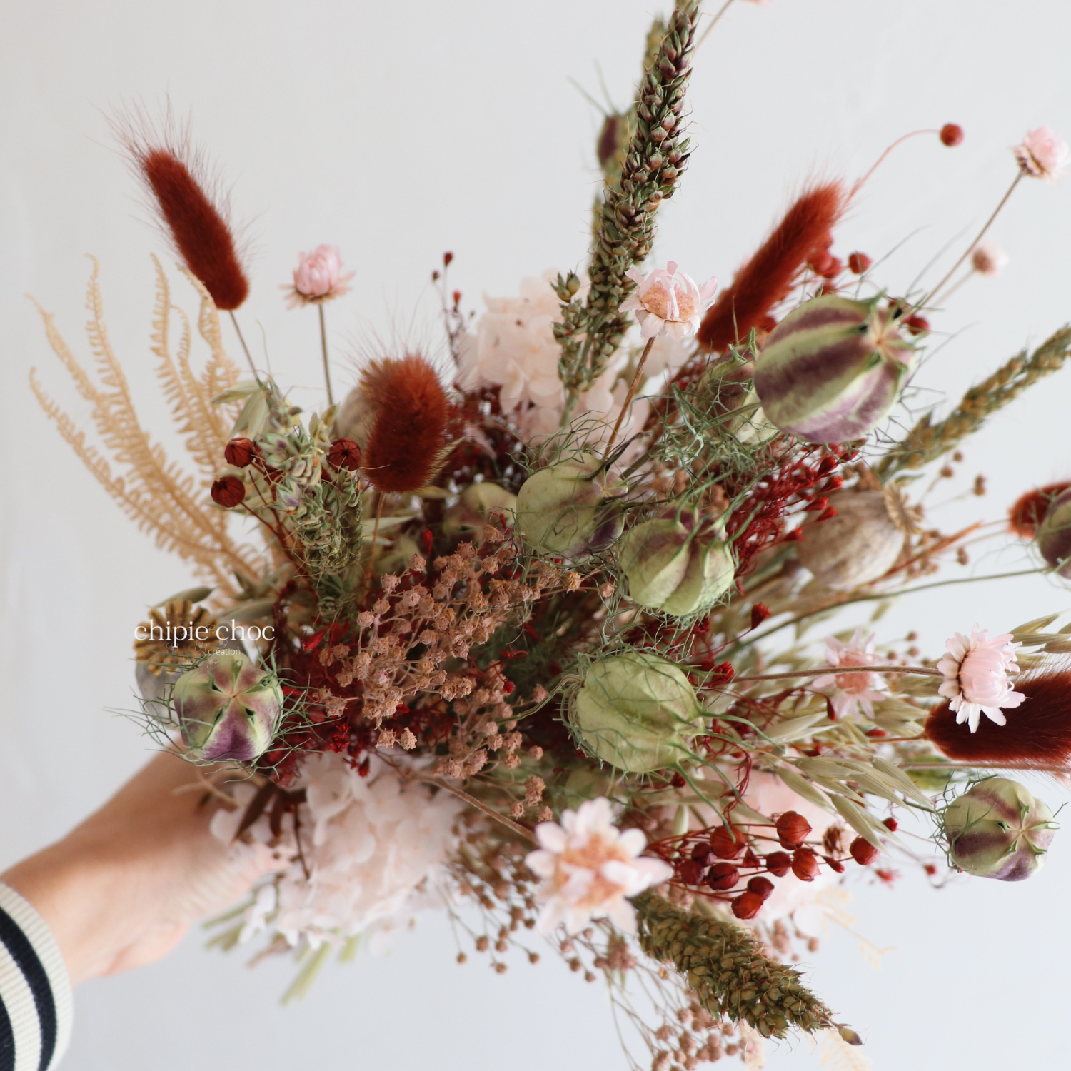 offrir des fleurs séchées