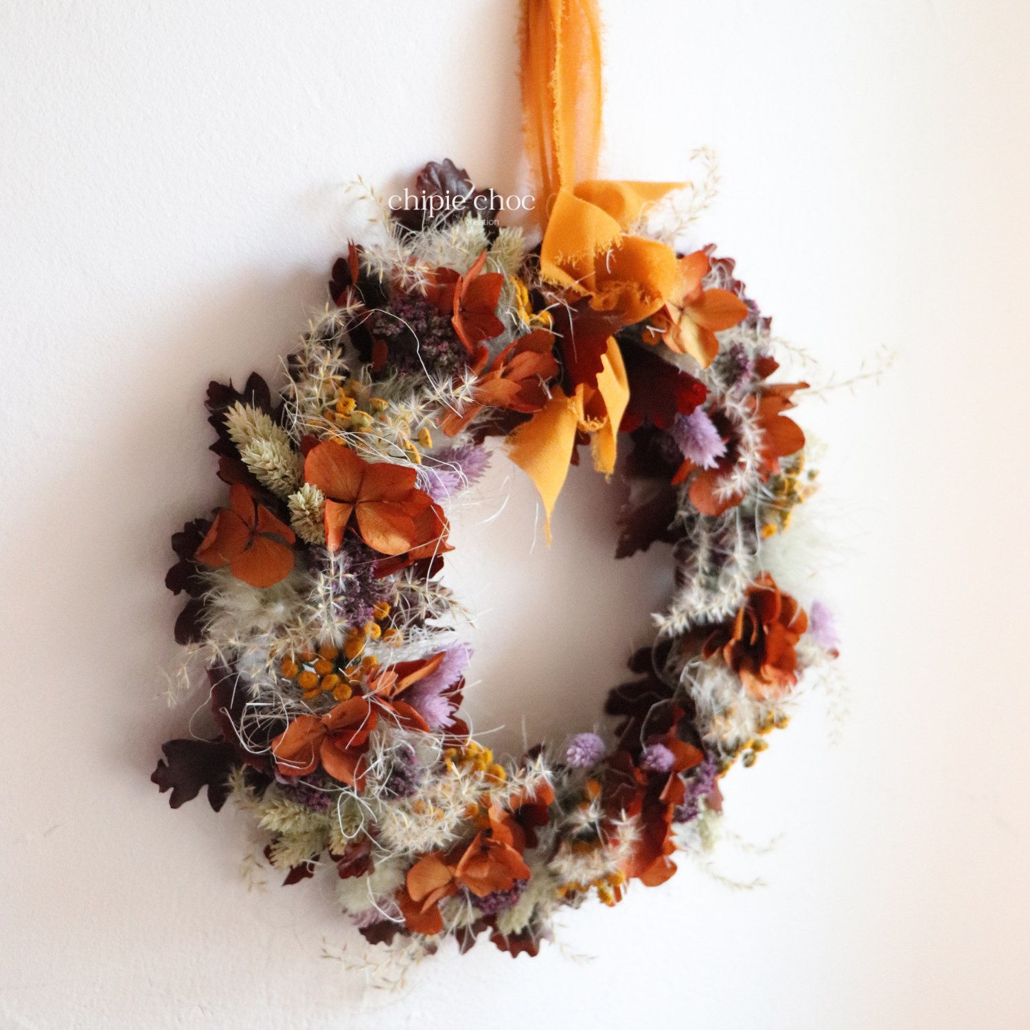 couronne fleurs séchées automne (2)