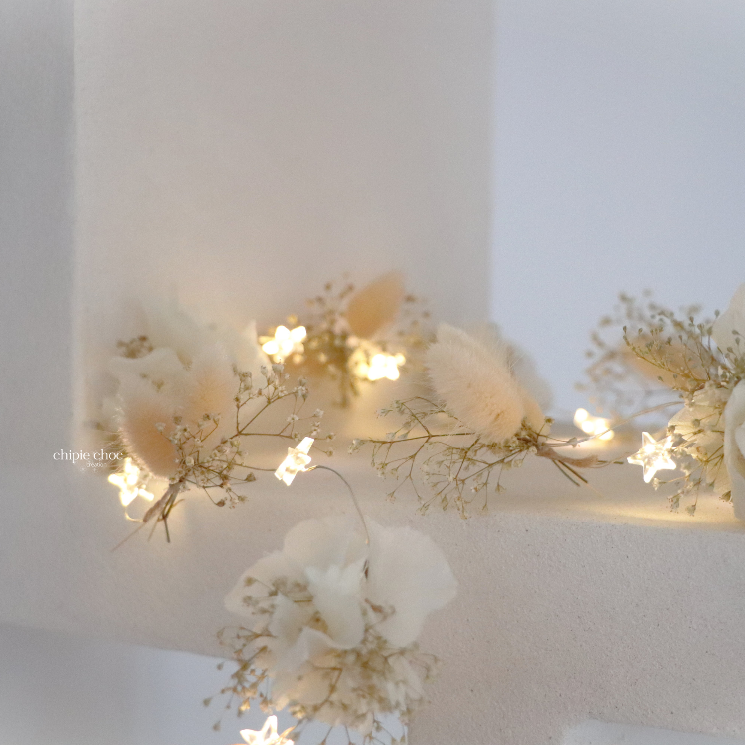 guirlande fleurs led étoile
