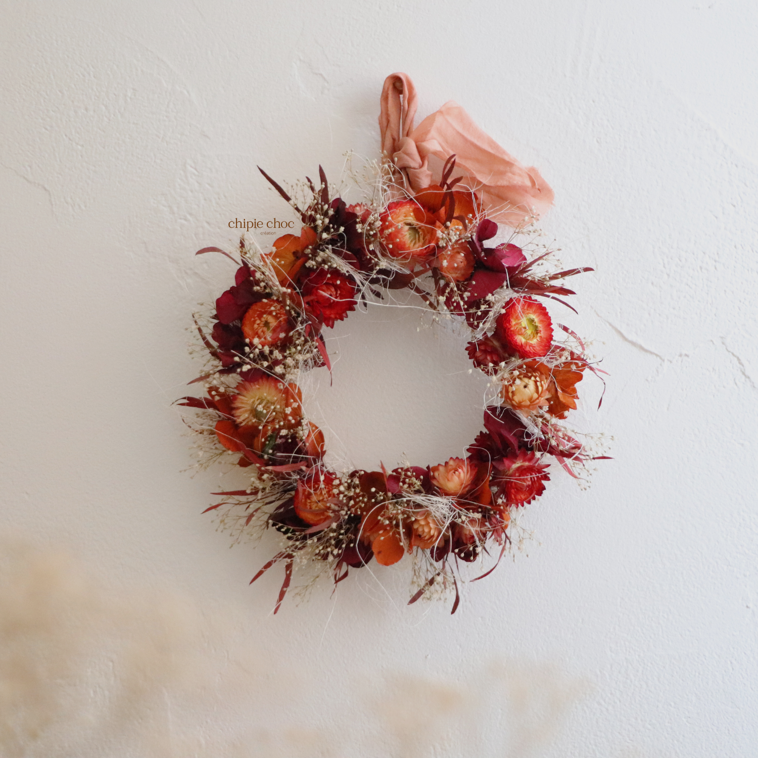 Couronne terracotta bordeaux