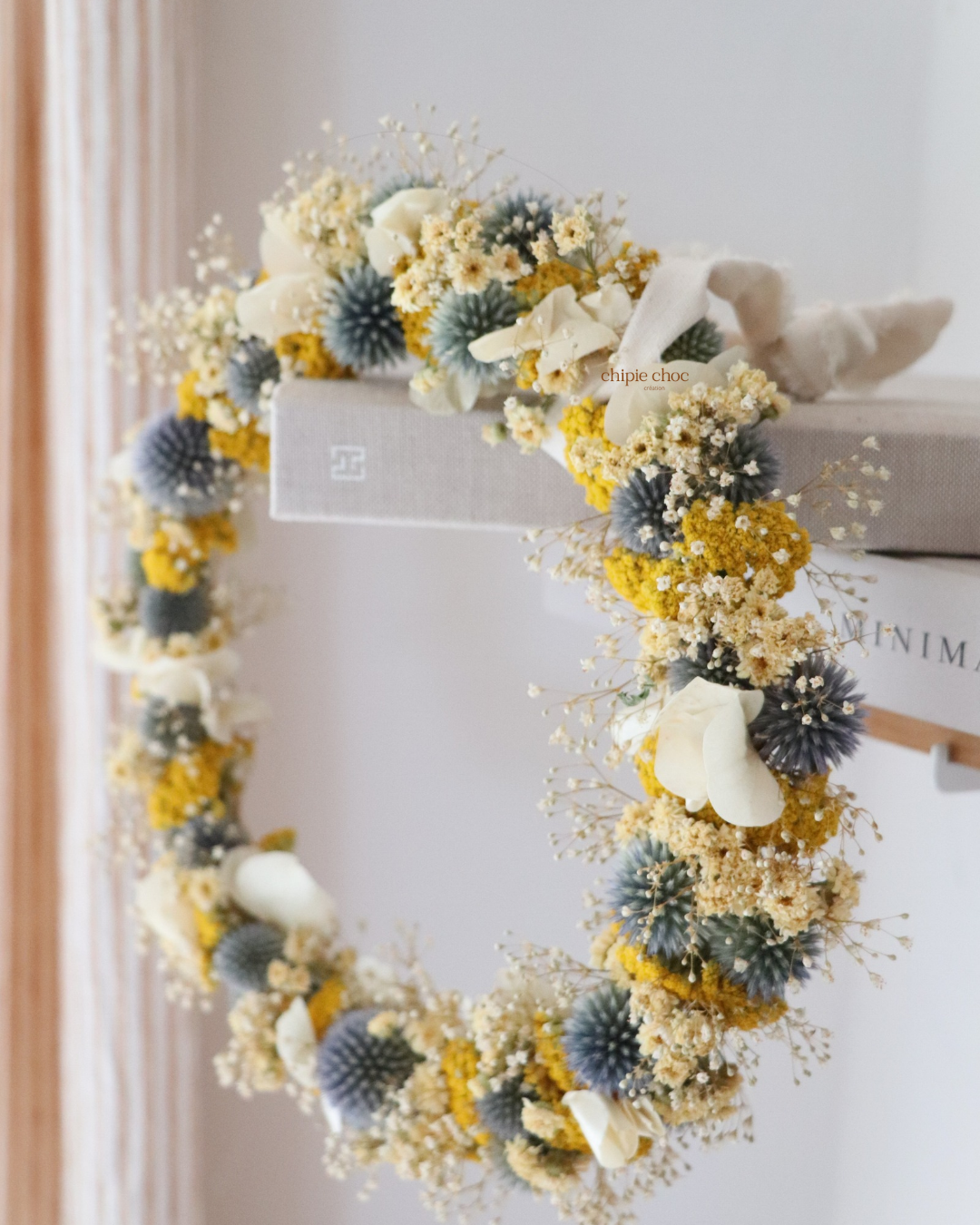 couronne bleu et jaune soizic