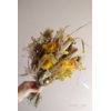 bouquet de fleurs beige jaune naturel
