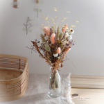 vase et mini bouquet