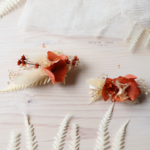 accessoires mariage terracotta crème pêche