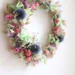 couronne fleurs séchées artisanale