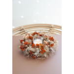 couronne naturelle terracotta