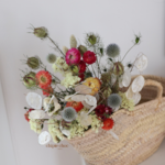 Bouquet de fleurs cultivées en France