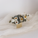 accessoire mariée vert et blanc)