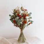 bouquet vert eucalyptus terracotta