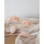 Acessoire coiffure mariée fleurs séchées