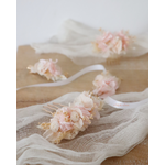 Fleurs séchées coiffure mariage