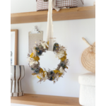 décoration jaune et bleu