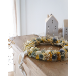 couronne bleu et jaune