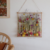 tableau cadre en fleurs séchées