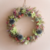 couronne bohème en fleurs séchées