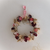 couronne crème rose et bordeaux