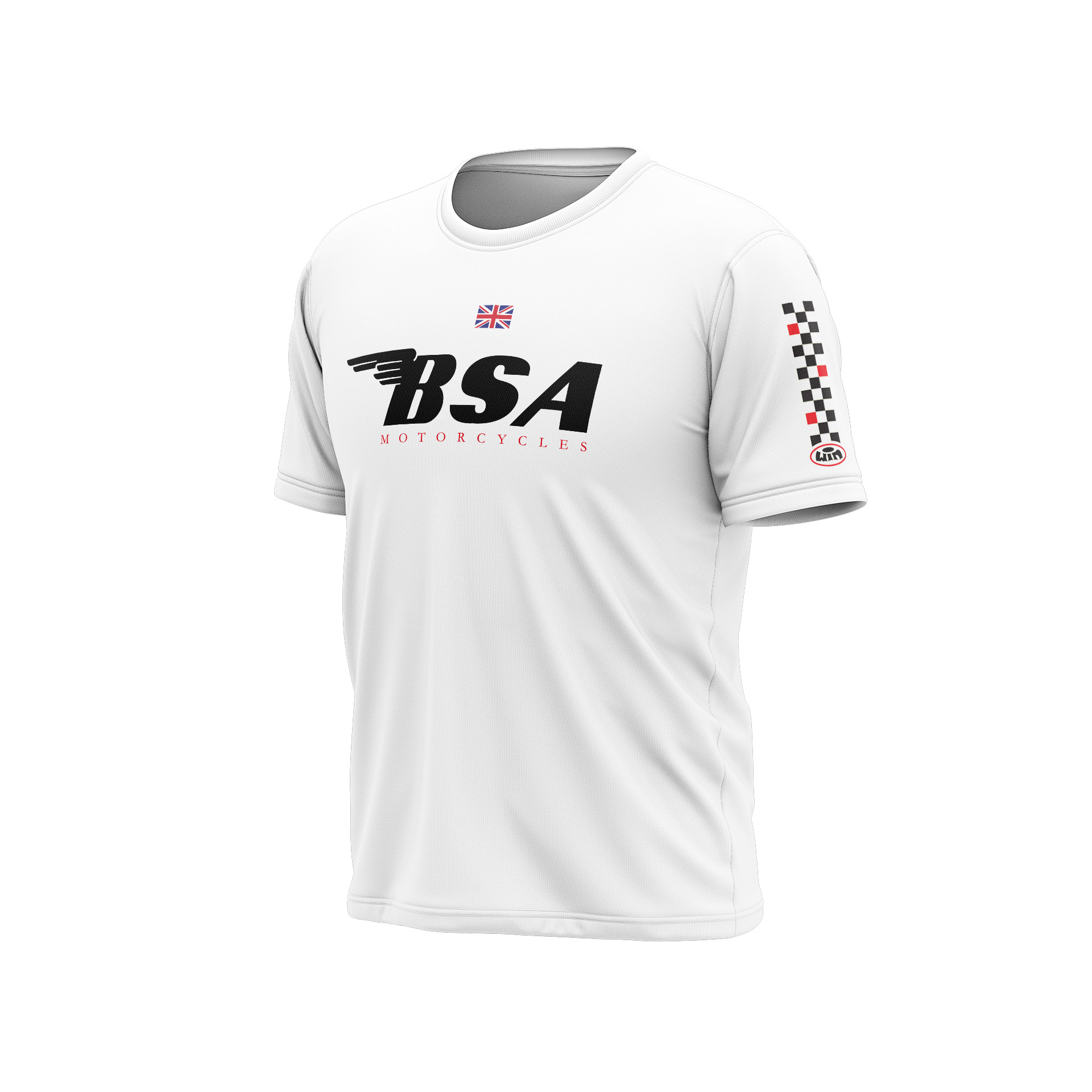 TSD BSA Blanc - Noir Rouge