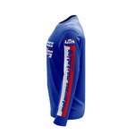 Maillot G MXM US Bleu Rouge Blanc Profil