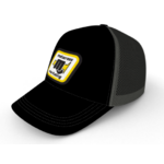 Casquette Classic Noir Jaune Dessus