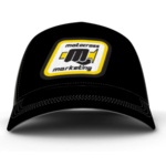 Casquette Classic Noir Jaune Face