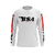 Maillot G BSA Blanc Rouge Face