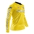 Maillot YAMAHA Aéré Jaune Blanc Blanc Profil