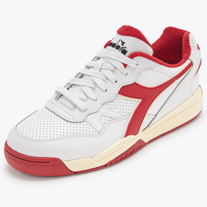 chaussure-diadora-winner-blanc-rouge 2