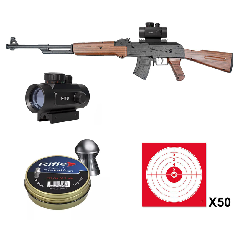 pack-carabine-ak-450-type-ak-47-ekol-black-et-brown-gas-piston-cal-4-5mm-red-dot-1