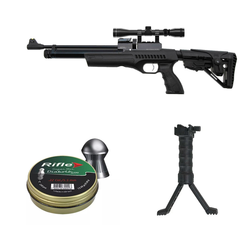 pack-carabine-pcp-ekol-p-3550h-black-cal-5-5mm-19-joules-lunette-de-visee-3-9x40