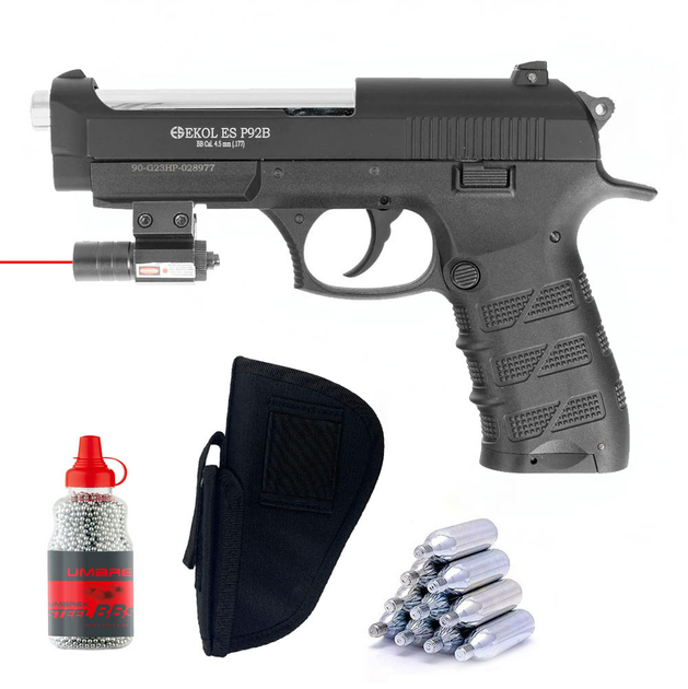pack-pistolet-ekol-es-p92b-black-co2-cal-4-5mm-bbs-blow-back-micro-laser-rouge-full-metal-3