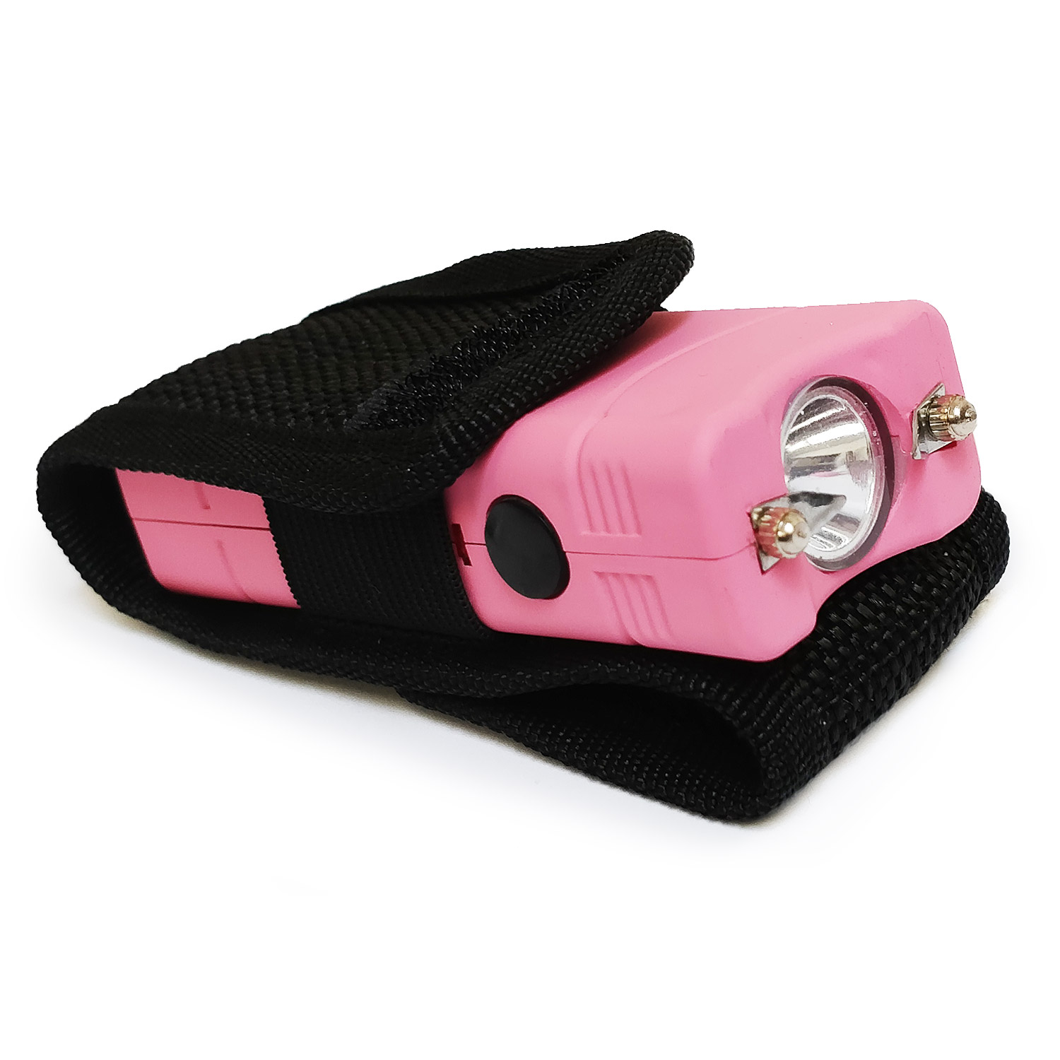 Taser femme rose 1 800 000 Volts rechargeable avec lampe led 2