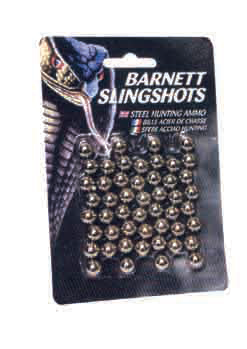 50 BILLES ACIER pour lance pierres BARNETT