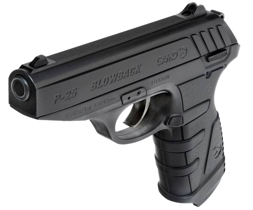 Pistolet à plomb Gamo P25 blowback 4.5 BBs 4