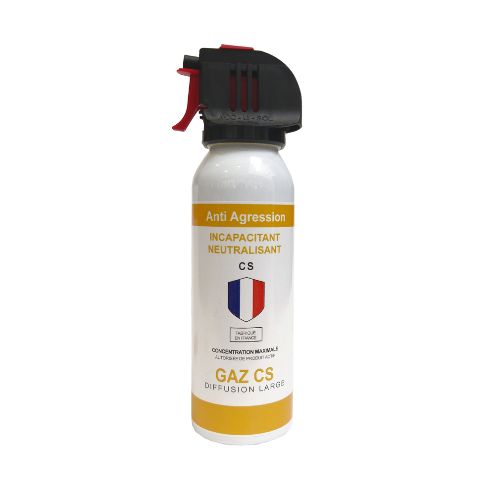 Aérosol de défense ACCUSOL 100 ml gaz Cs